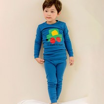 메이키즈 남아용 드로잉빠방 오가닉 30수 후라이스 내의 상하세트