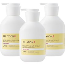 일리윤 프레쉬 모이스춰 바디로션, 350ml, 3개