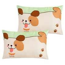 아이자리 항균 DTP 애착 베개커버 2P 세트, 멍뭉