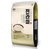 더담은 2022년산 햅쌀 든든한 밥상 전라미, 1개, 20kg
