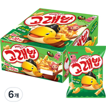 오리온 고래밥 미니 볶음양념맛, 200g, 6개