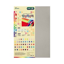 아트메이트 양면색상지 4절 S은회색 50p, 1개