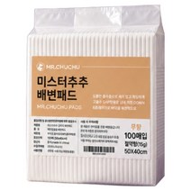미스터추추 강아지 배변패드 무향 15g, 100개입, 1개