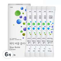 자연그램 매직버블클리너 스틱 5p, 50g, 6개