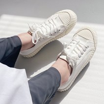베니바니 레이스업 스티치 캔버스 스니커즈 FT3505