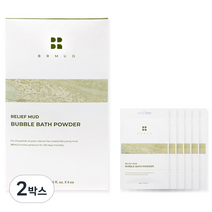 릴리프 머드 버블 거품 입욕제 파우더타입 라벤더향, 300g, 2개