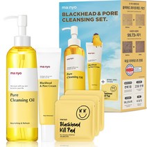 마녀공장 블랙헤드 앤 포어 클렌징 오일 145ml + 포어크림 30ml + 킬패드 3p 세트, 1세트
