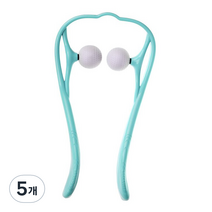 스토리빙 골프공 목 어깨 마사지기, 5개, 블루