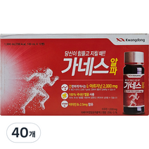 광동 가네스 알파, 100ml, 40개