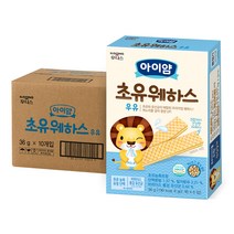 [일동후디스]아이얌 초유 웨하스 우유 36g 5개, 단품