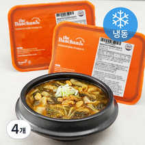 더반찬 바지락살얼갈이된장국(냉동), 600g, 4개
