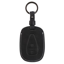 네임드 Origin 가죽 스마트키 케이스 C01 쉐보레 더넥스트스파크 외 호환, 시크블랙