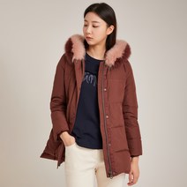 올리비아로렌 탈부착 덕다운 사파리 점퍼 VVCKDWWA281