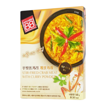 홈쿡 푸팟퐁커리 게살볶음 카레, 160g, 1개