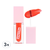 키핀터치 젤리 립 플럼퍼 틴트 3.5g, 피치크러쉬, 3개