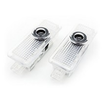 그린텍 무변색 벤츠 LED 고급형 도어라이트 B타입 좌 + 우 세트, 삼각로고, 1세트