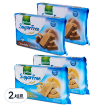 구욘 슈가프리 웨이퍼 바닐라180g x 2p + 초코 180g x 2p, 2세트