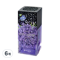 에어후레쉬 젤로포트 방향제, 120g, 6개, 아로마 라벤더