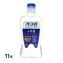 가그린 스트롱 구강청결제, 750ml, 11개