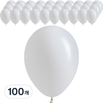 셈퍼텍스 스탠다드 풍선 30cm, 화이트, 100개