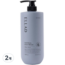 엘라드 네추럴 바디워시 화이트 머스크향, 1000ml, 2개