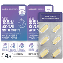 일동생활건강 장용성 초임계 알티지 오메가3 30g, 4개