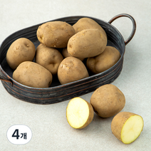 국내산 감자(중), 1kg, 4개