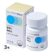 뉴트립 릴렉스 테아닌 800 mg, 30정, 3개