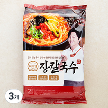 삼립 하이면 강릉식 장칼국수 2인분, 412g, 3개