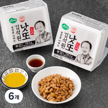 맑은물에 김석원 백태 낫또 6개입, 136.5g, 6개