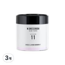 더블유드레스룸 디퓨저탈취제 NO 11 화이트솝, 110g, 3개
