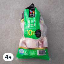 목우촌 닭고기 통닭 10호 개체봉투 (냉장), 900g, 4개