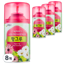 리빙굿 향그루 자동분사기 본품, 280ml, 8개, 애플향
