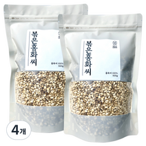 헬로우그린 볶은 홍화씨, 500g, 4개