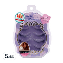 미슈블루밍 걸리라인업 속눈썹 4쌍, 5호 걸리윙크, 5세트