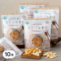 착한상점 구수하게 끓여먹는 솥뚜껑 누룽지, 500g, 10개
