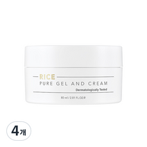 땡큐파머 강화 교동쌀 맑음 젤 안에 크림, 80ml, 4개