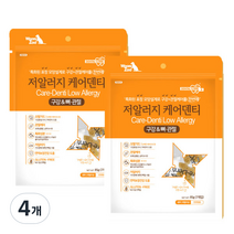우리주 저알러지 케어덴티 덴탈껌 구강 & 뼈 관절 7p, 4개
