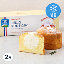 끼리 달콤 크림치즈 생크림 카스텔라 3입 (냉동), 360g, 2개