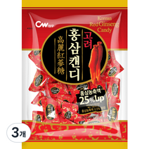 청우 고려 홍삼캔디, 150g, 3개