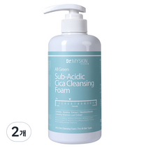 닥터마이스킨 올 그린 약산성 시카 클렌징 폼, 500ml, 2개