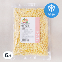 웰프레쉬 복숭아 (냉동), 1kg, 6개