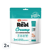 하림더리얼 고양이 크리미 닭가슴살 파우치 10g x 25p, 닭고기, 250g, 2개