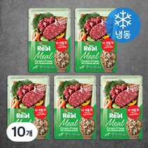 하림더리얼 밀 그레인프리 강아지화식 소고기 5p, 소, 60g, 10개