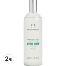 더바디샵 화이트 머스크 후레그런스 바디미스트 머스크향, 2개, 100ml