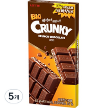 롯데제과 빅크런키, 82g, 5개