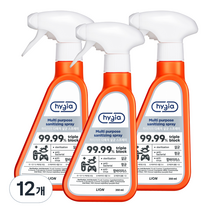 하이지아 다목적 살균 스프레이, 350ml, 12개