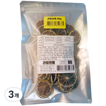 올내추럴 건조라임 원형컷, 3개, 80g