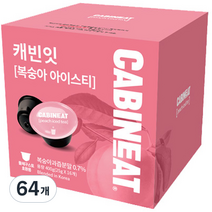 캐빈잇 복숭아 아이스티, 25g, 16개입, 4개