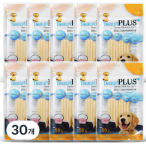 덴탈플러스 국산 덴탈 개껌, 요거트맛, 50g, 30개